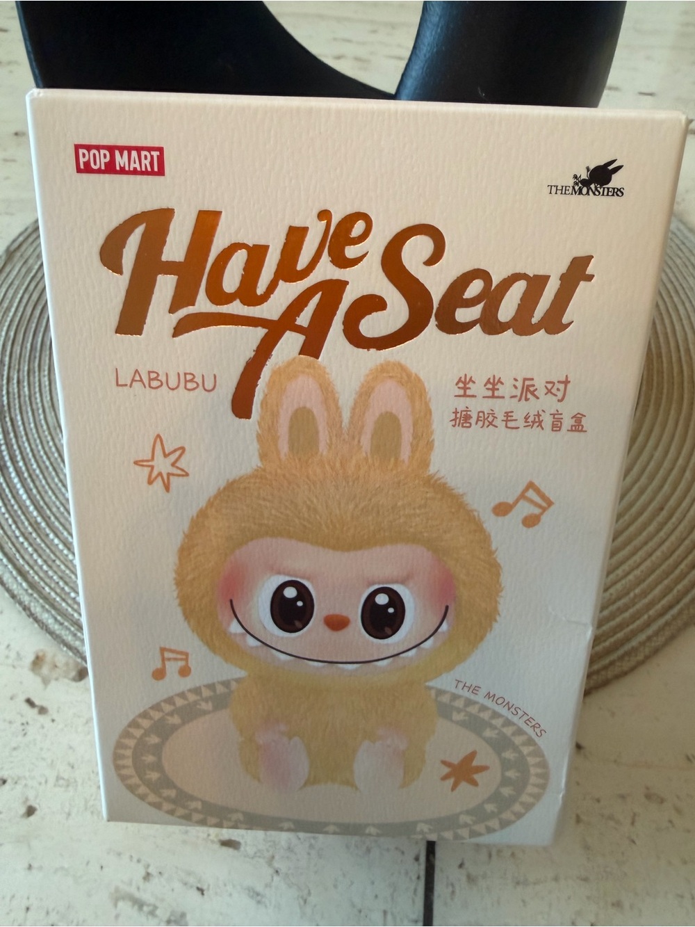 POP MART Labubu 'Have A Seat' Plush Box - Blind Box Sealed